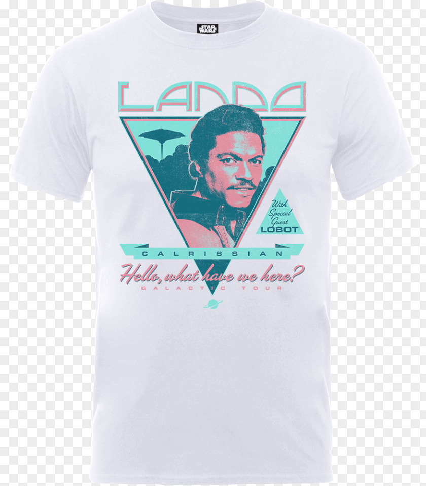 T-shirt Lando Calrissian Star Wars Anakin Skywalker Leia Organa PNG