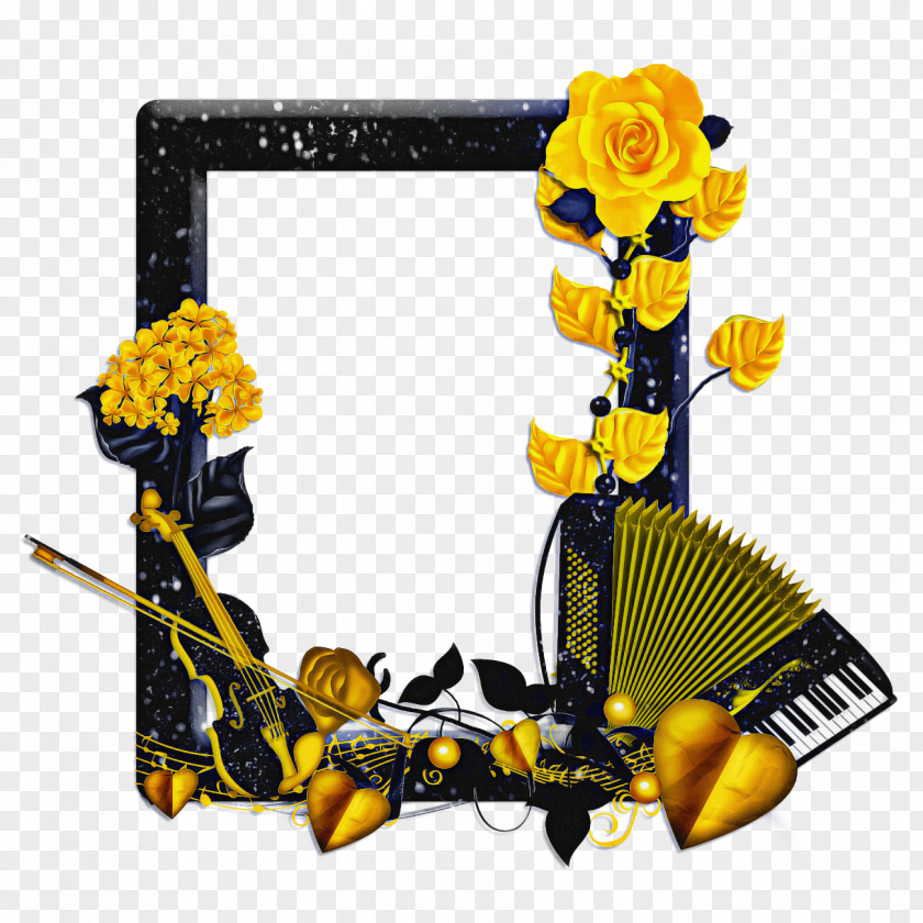 Technology Pollinator Yellow Background PNG