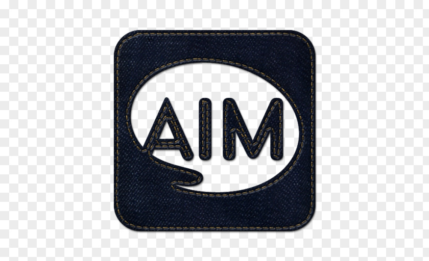 Aim Square Emblem Symbol Trademark Electric Blue PNG
