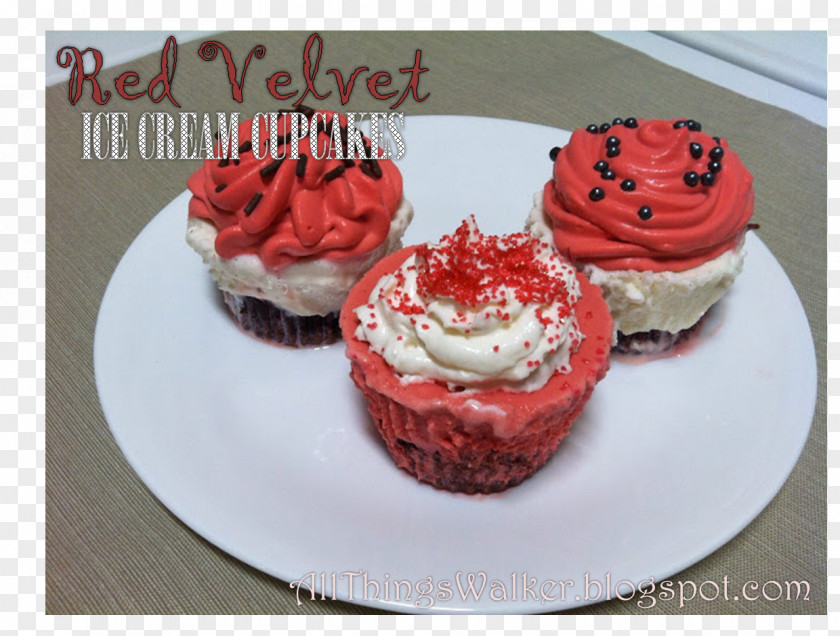 Cake Cupcake Red Velvet Muffin Buttercream PNG