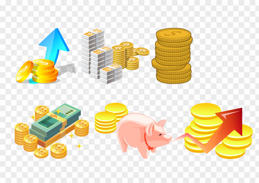 Coin Piggy Bank Money Finance PNG