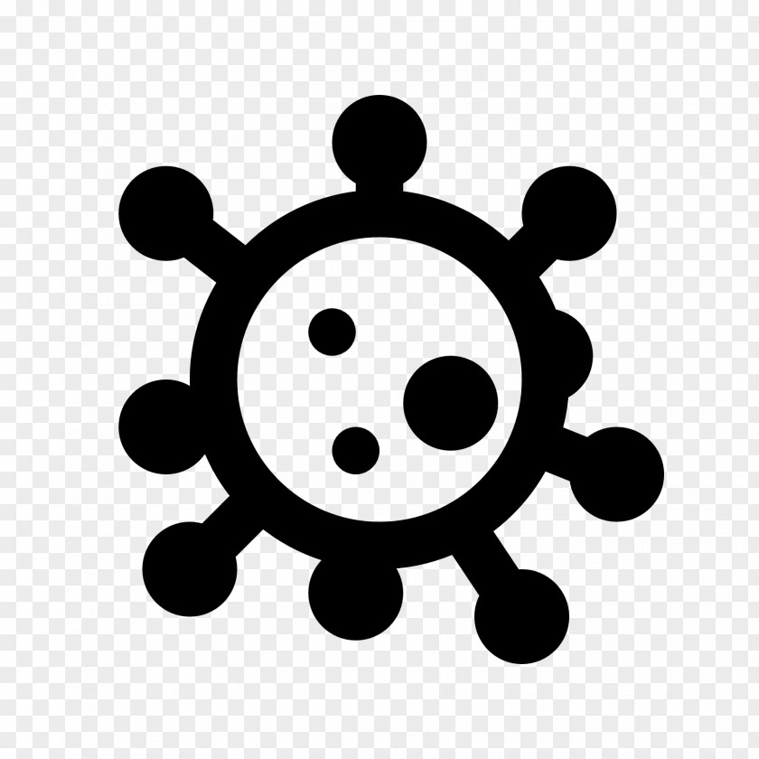 Green Virus Cell Computer PNG