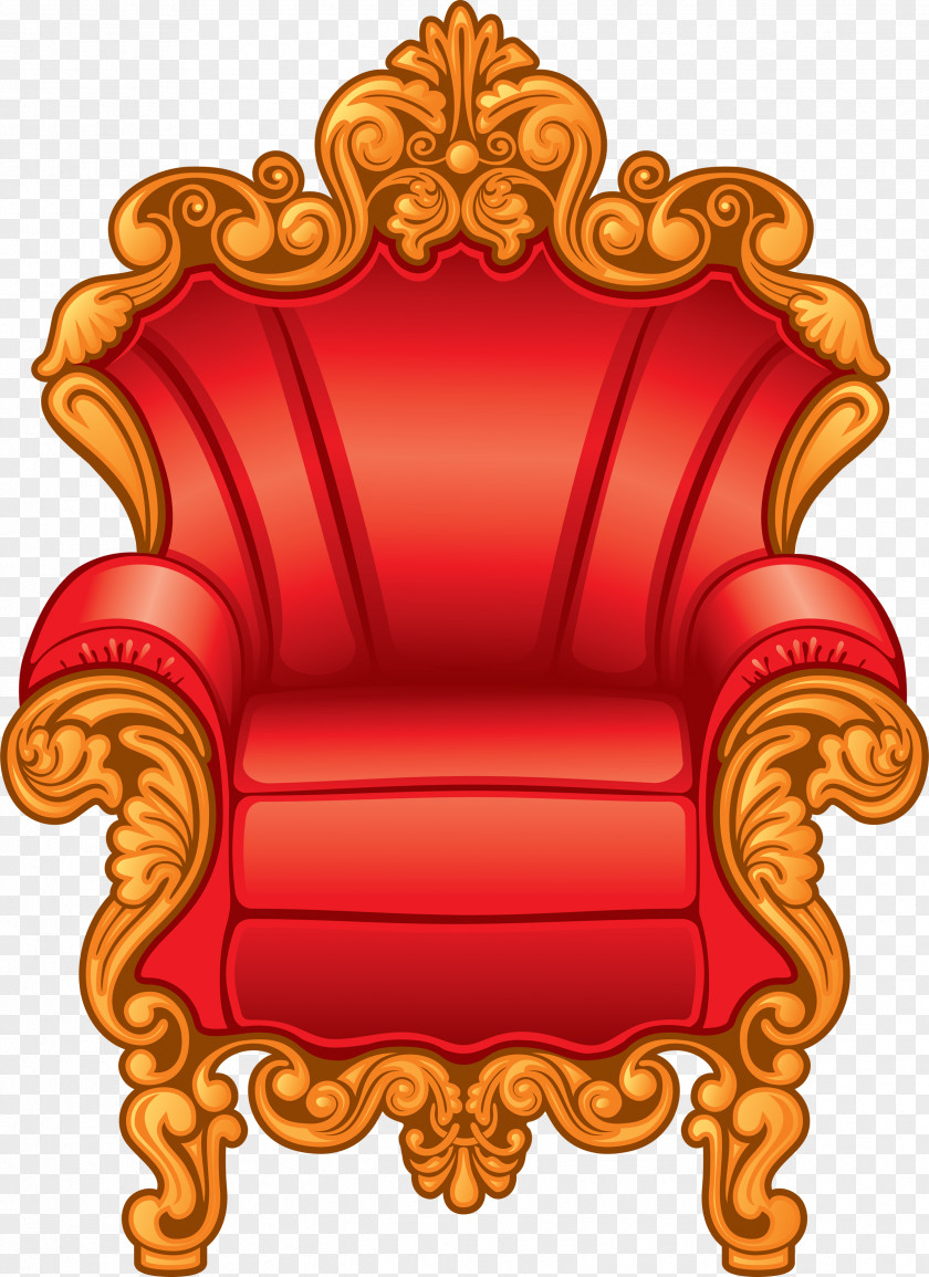 Armchair Throne Royalty-free Clip Art PNG
