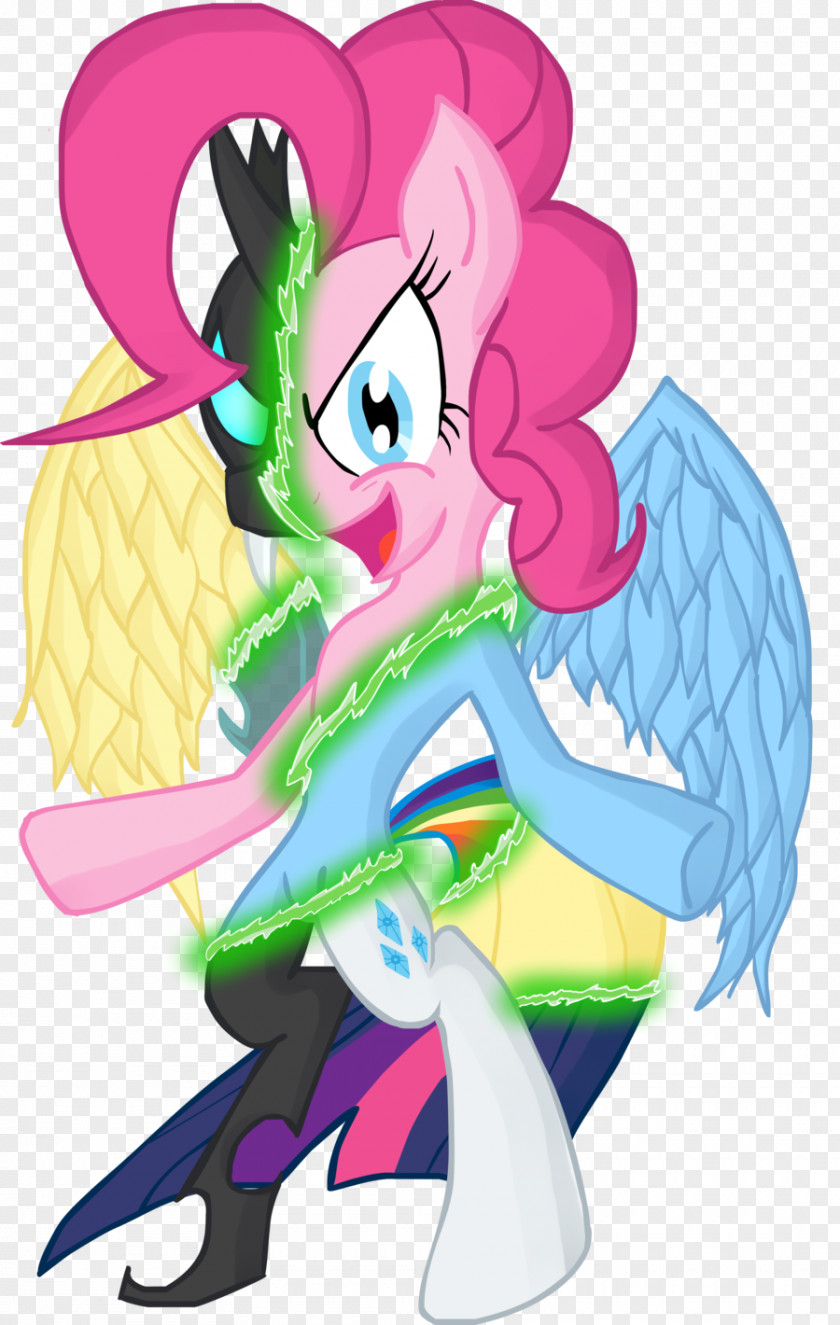 Chimera Rarity Pony Pinkie Pie Rainbow Dash Applejack PNG