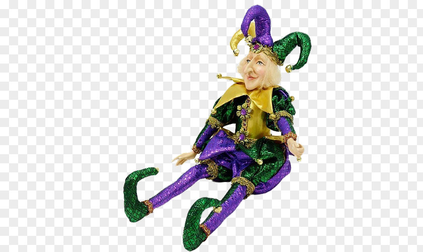 Doll Jester Cap And Bells Costume Mardi Gras PNG