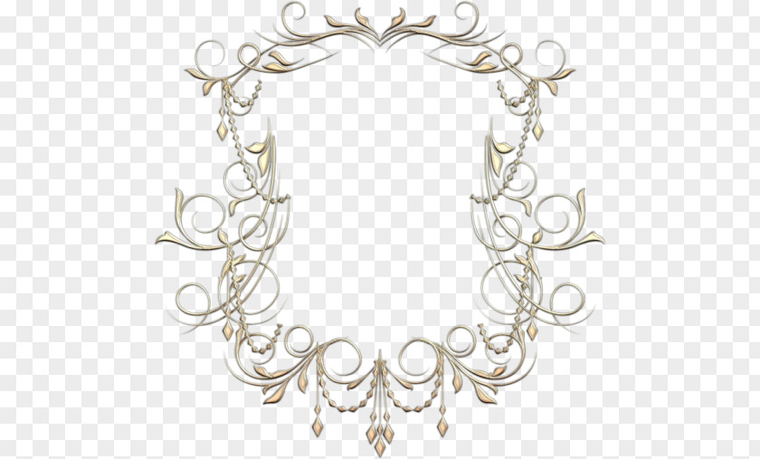 Metal Body Jewelry Gold Picture Frames PNG