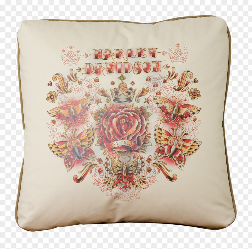 Pillow Throw Pillows Cushion Butterfly Harley-Davidson PNG
