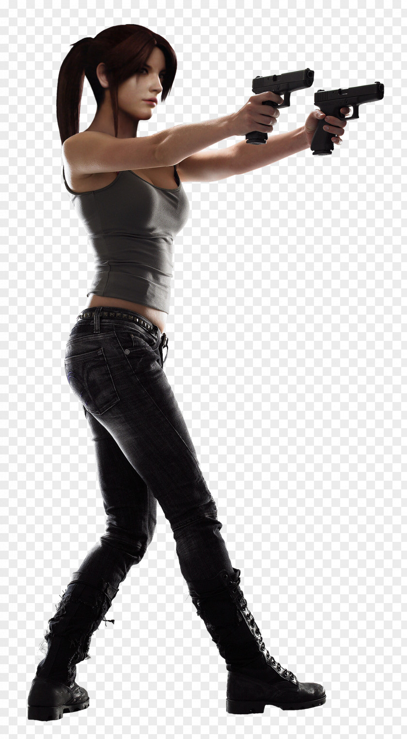Resident Evil Firearm Weapon Guns HD Desktop Wallpaper Woman PNG