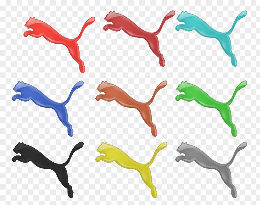 Color Cartoon Leopard Tiger Logo Puma Clip Art PNG