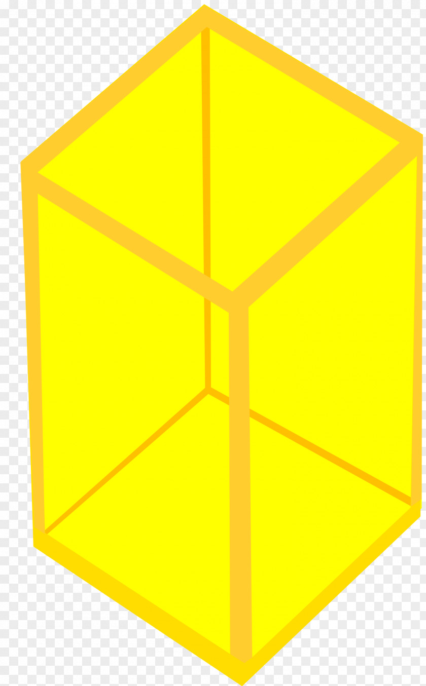 Cube Yellow Clip Art PNG