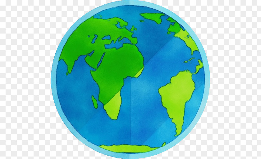 Green Earth Globe World Planet PNG