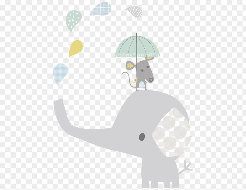 Cartoon Baby Elephant Infant Child Hathi Jr. Illustration PNG
