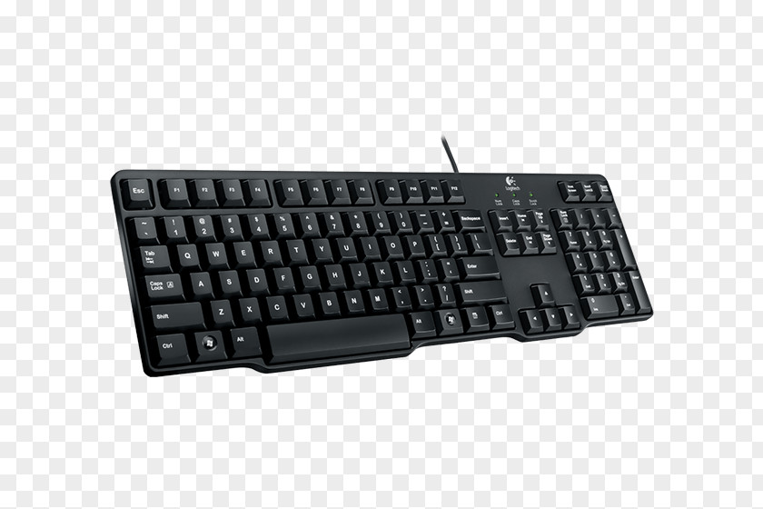 Computer Mouse Keyboard Logitech Classic K100 PS/2 Port PNG