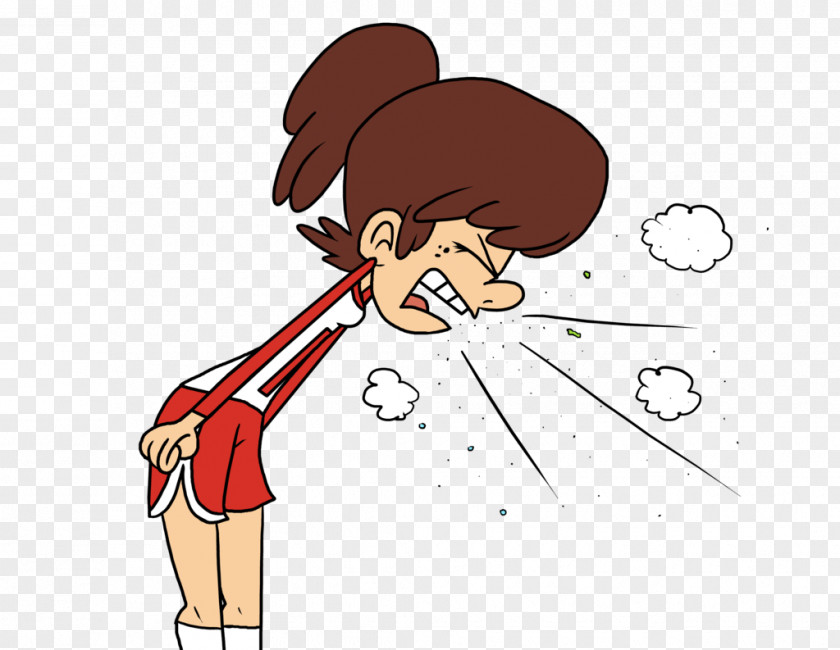 Cough Lori Loud Luan Leni Sneeze Nose PNG