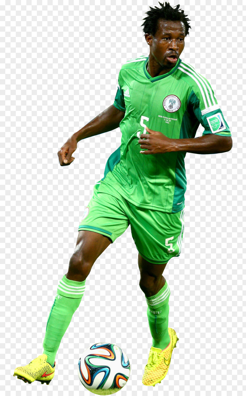 Football Jersey Efe Ambrose Peloc Nigeria National Team PNG