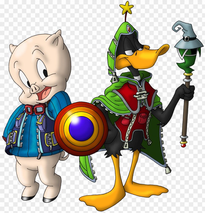 Kingdom Hearts Daffy Duck Porky Pig Tweety Bugs Bunny Looney Tunes PNG