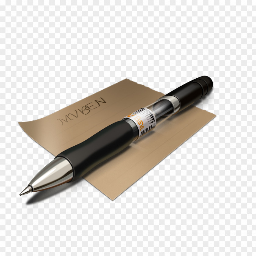 Pen And Notes Paper Fountain Rollerball PNG