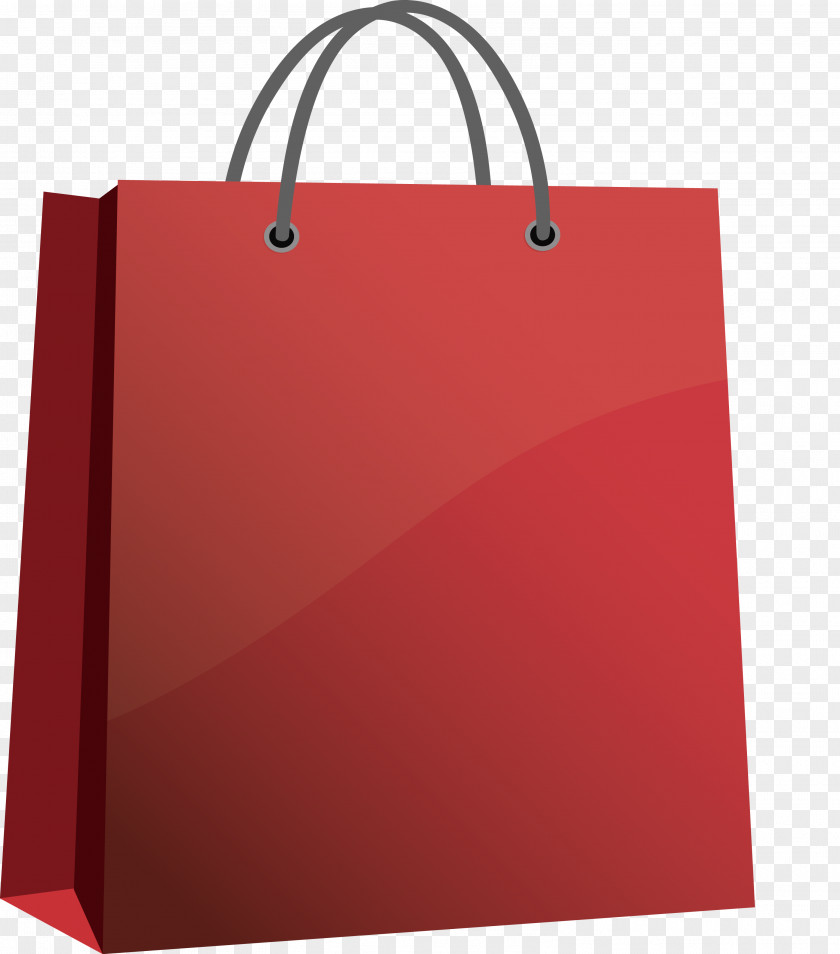 Red Shopping Bag Design Designer PNG