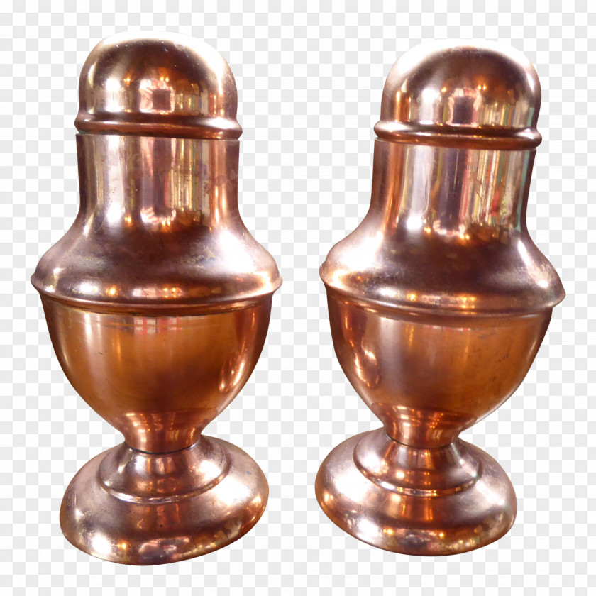 Salt And Pepper Shakers 01504 Copper Black PNG