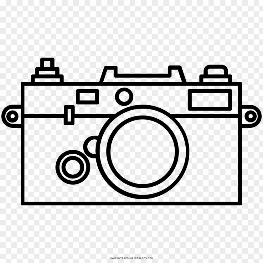 Camera Photography Drawing Line Art Black And White PNG