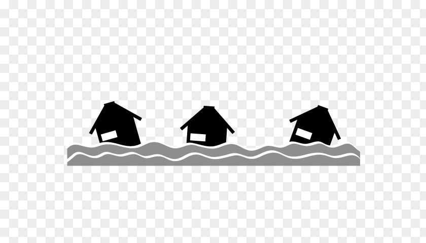 Flooded Pictogram Flood Illustration Disaster Drawing PNG