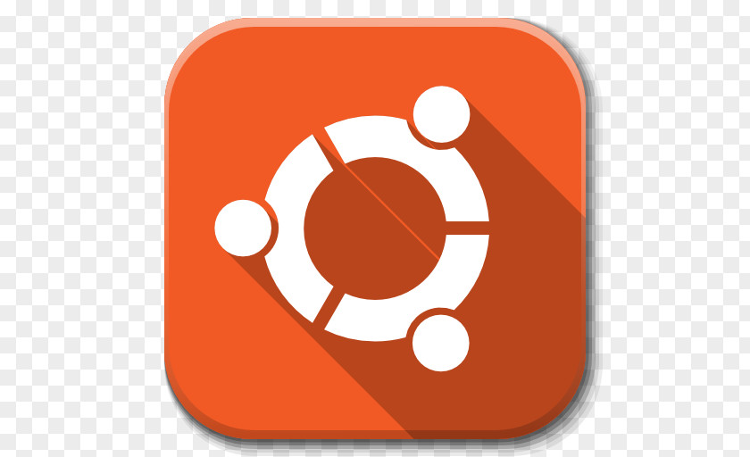 Apps Start Here Ubuntu Orange Clip Art PNG