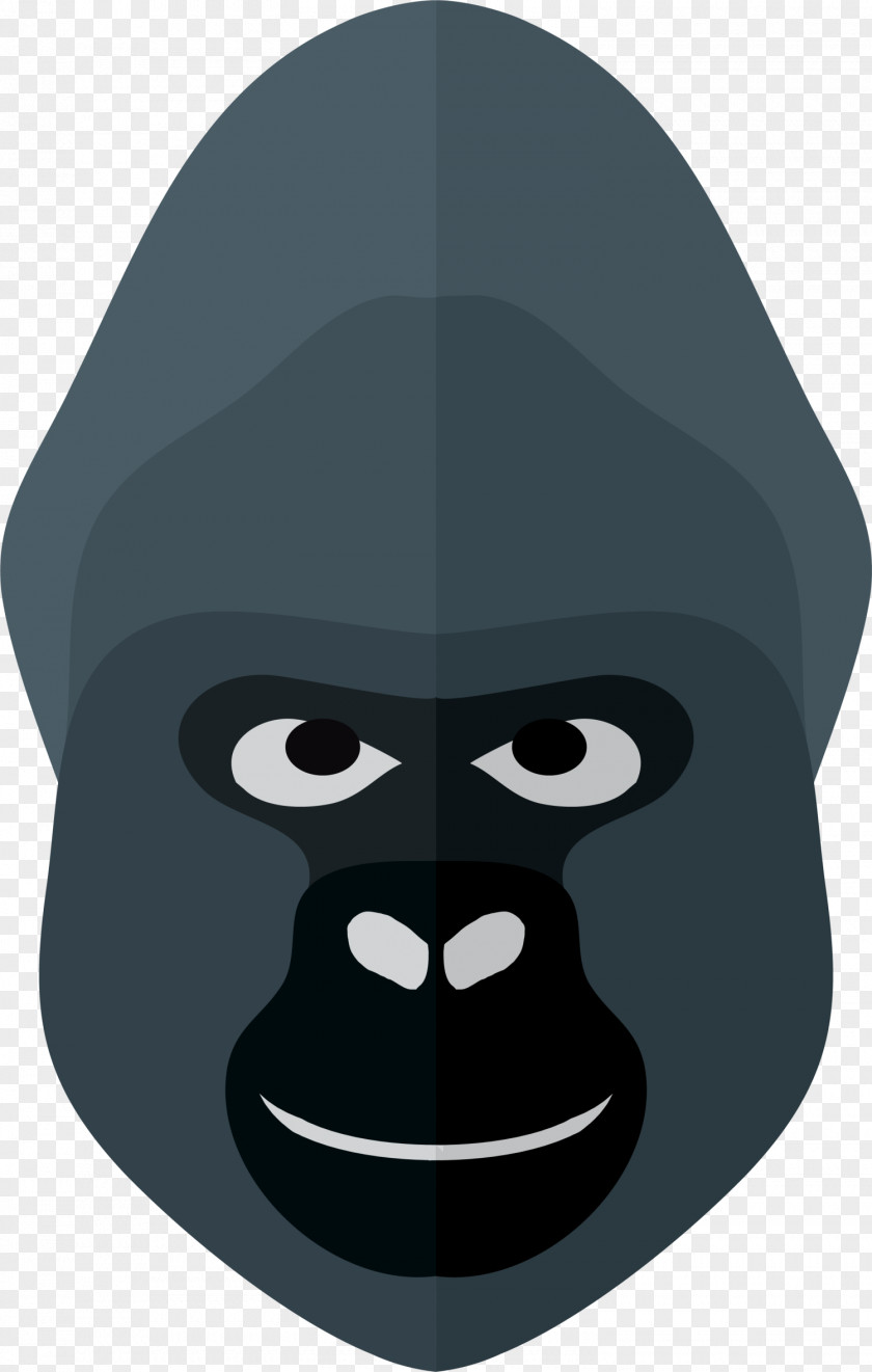 Black Cartoon Orangutan Gorilla Clip Art PNG