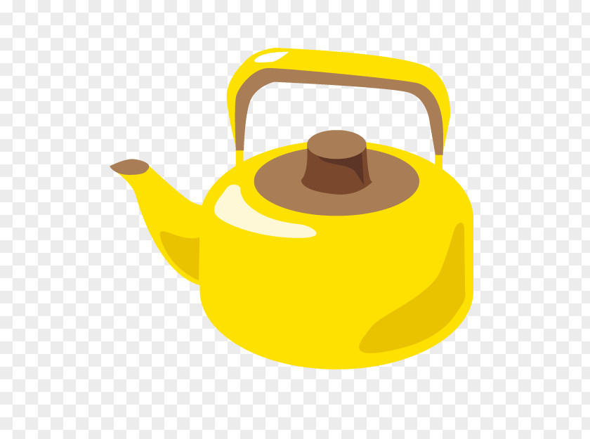 Cartoon Cooking Kettle Teapot Boiling Simmering PNG