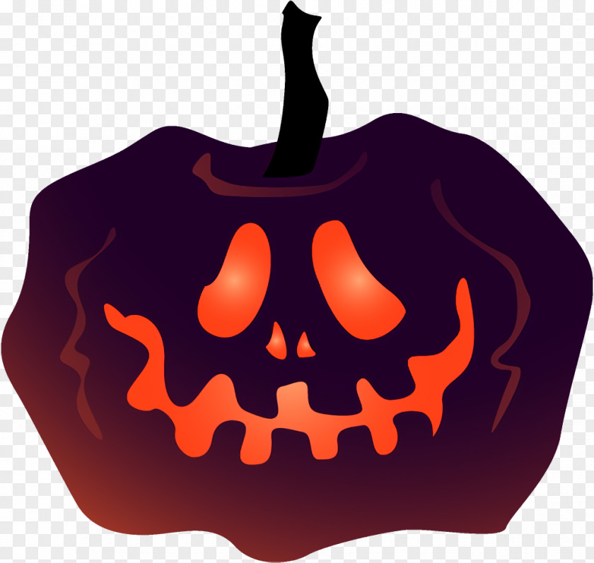 Flame Mouth Jack-o-Lantern Halloween Carved Pumpkin PNG