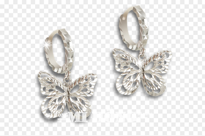 Jewellery Earring Butterfly Silver Cửa Hàng Trang Sức Pnj PNG