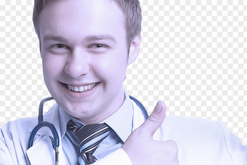 Physician Jaw Chin Smile Gesture Thumb Finger PNG