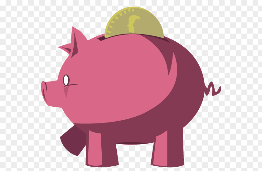 Piggy Bank Pig Cat Mammal Clip Art PNG