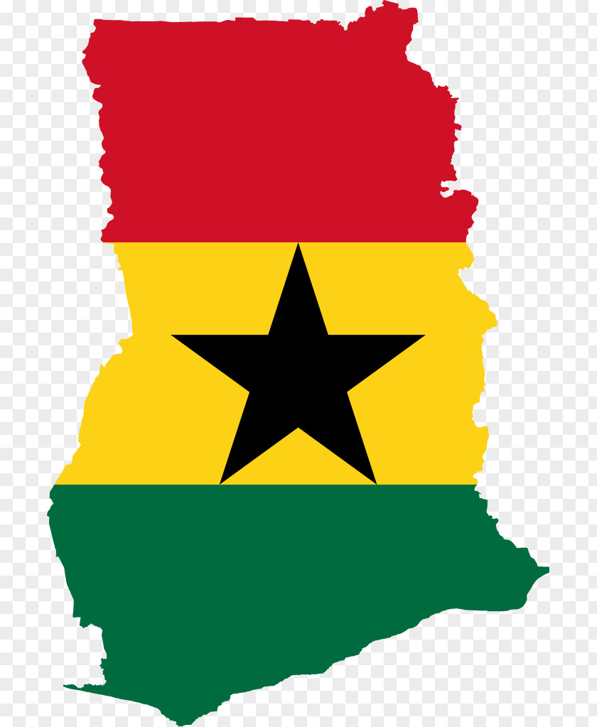 Pixel Flag Of Ghana Map Gold Coast PNG