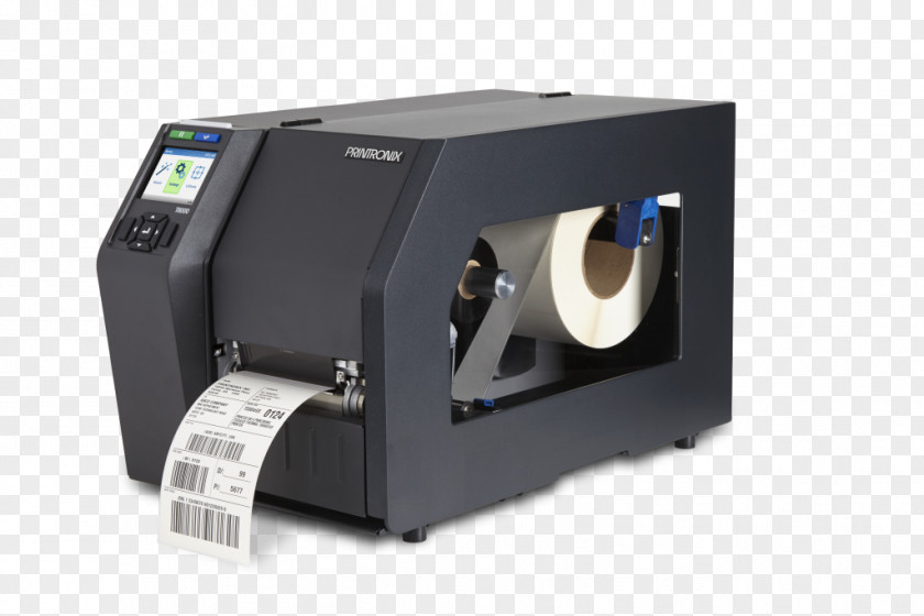 Printer Thermal Printing Printronix Barcode Label PNG