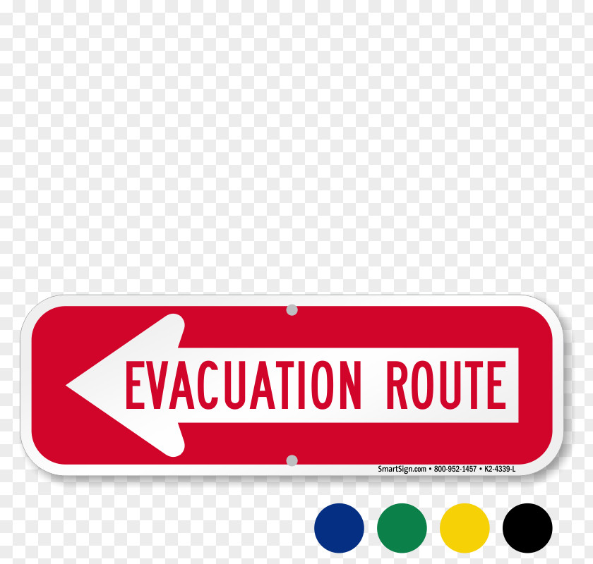 Arrow Exit Sign Emergency Evacuation PNG