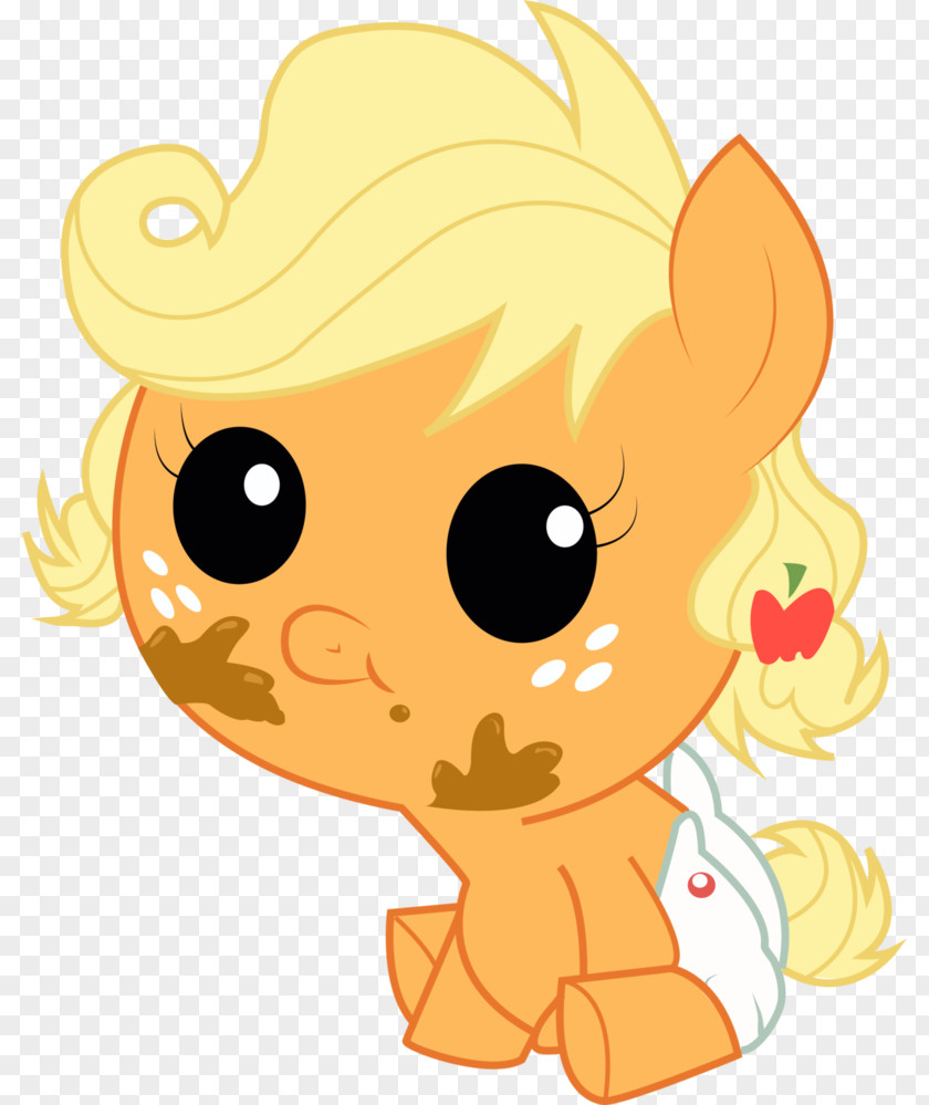 Child Apple Applejack Digital Art Yellow PNG