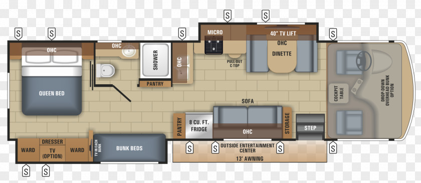 Indoor Floor Plan Campervans Jayco, Inc. Caravan Dinette Trailer PNG