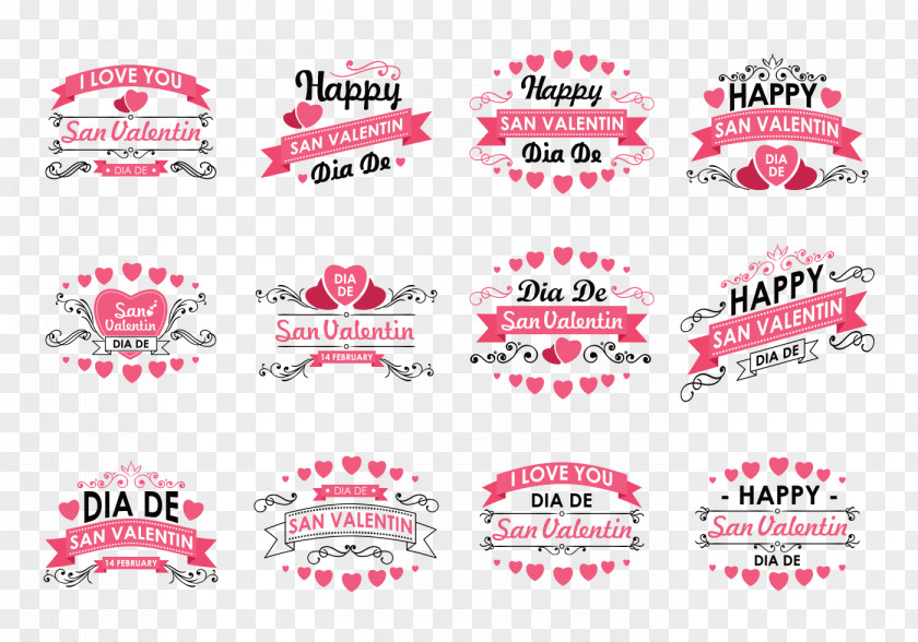 Lovely Ribbons Valentine's Day Gift PNG