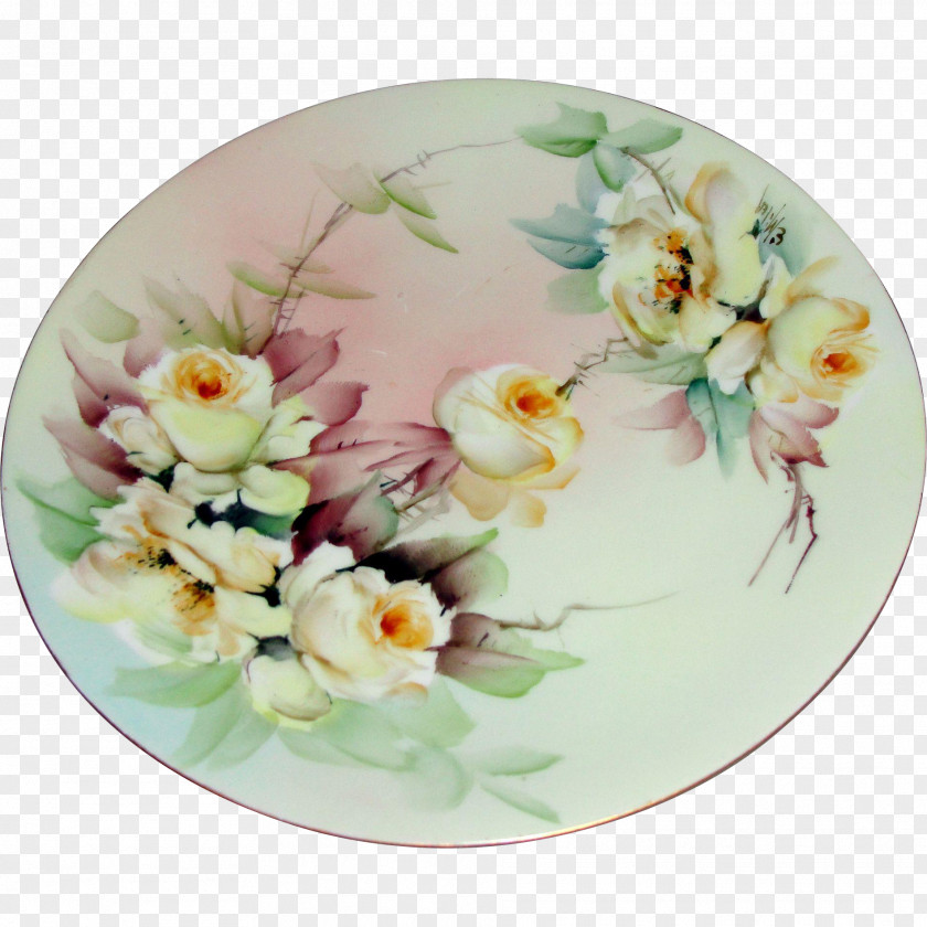 Plate Limoges Porcelain Haviland & Co. PNG