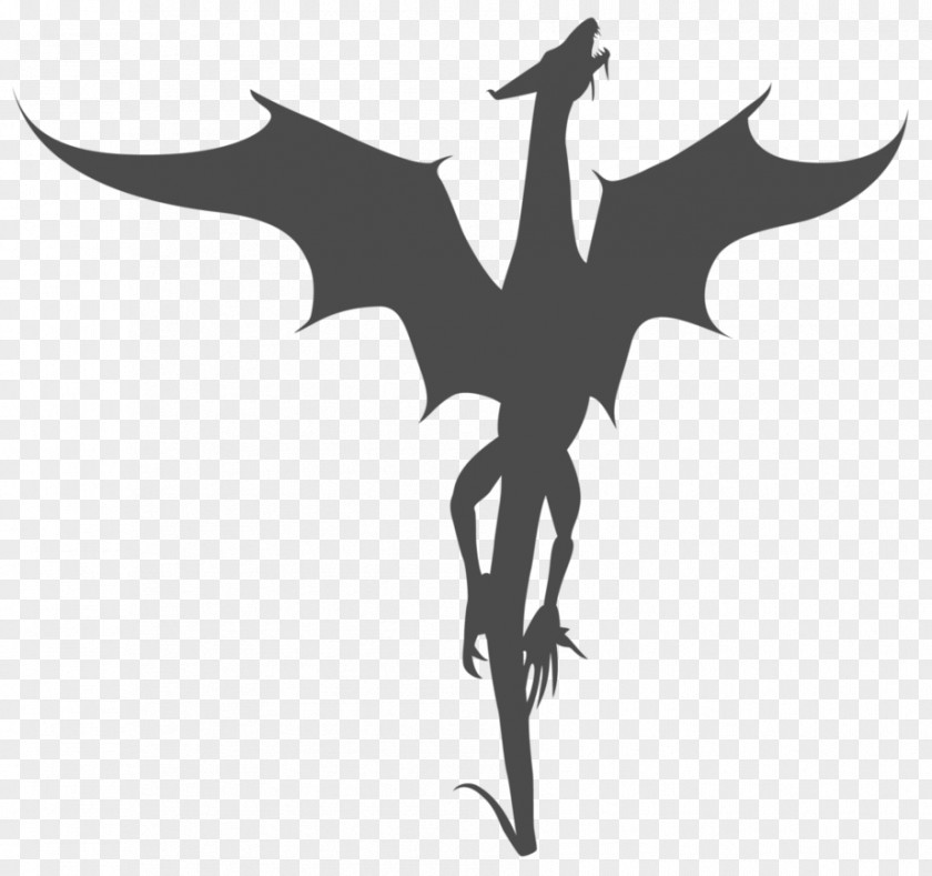 Silhouettes Vector Silhouette Dragon Clip Art PNG