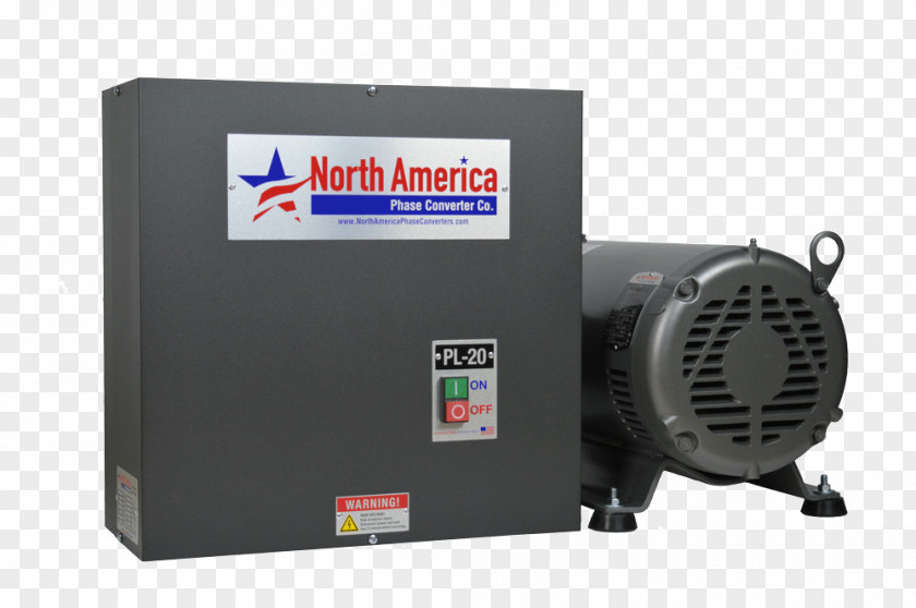 United States Rotary Phase Converter Three-phase Electric Power Single-phase PNG