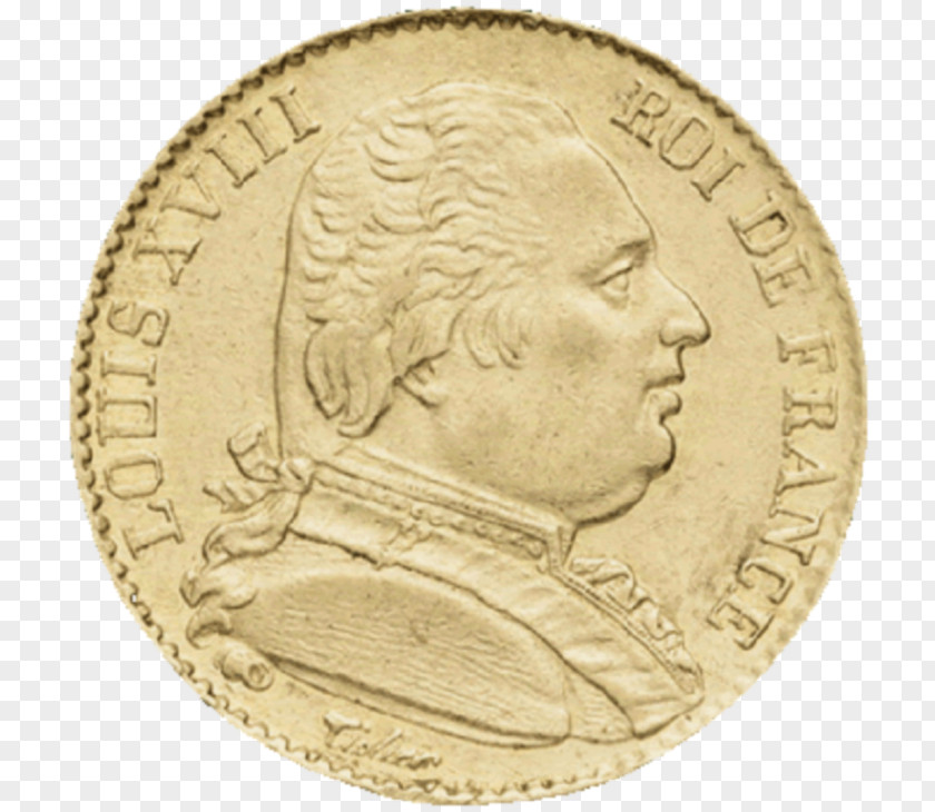 Coin Gold Napoléon Louis D'or PNG