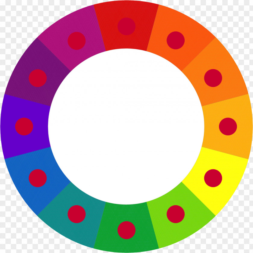 Color Theory Wheel Graphic Design Scheme PNG
