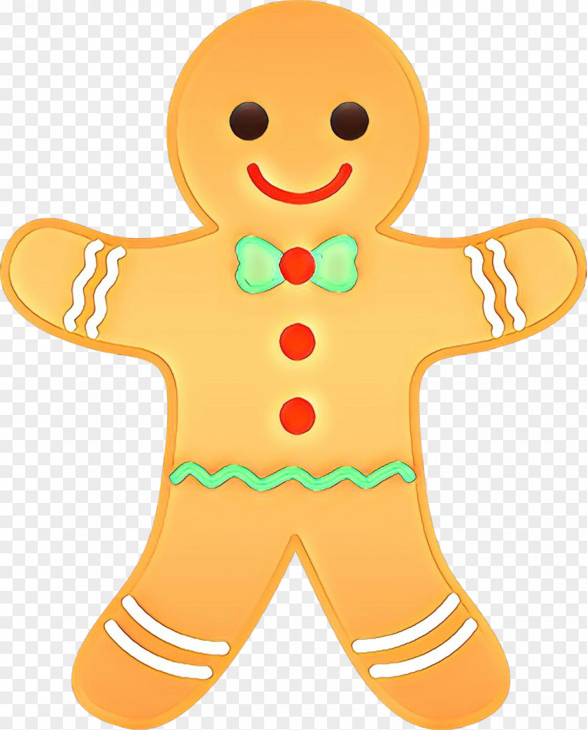 Dessert Snack Christmas Gingerbread Man PNG