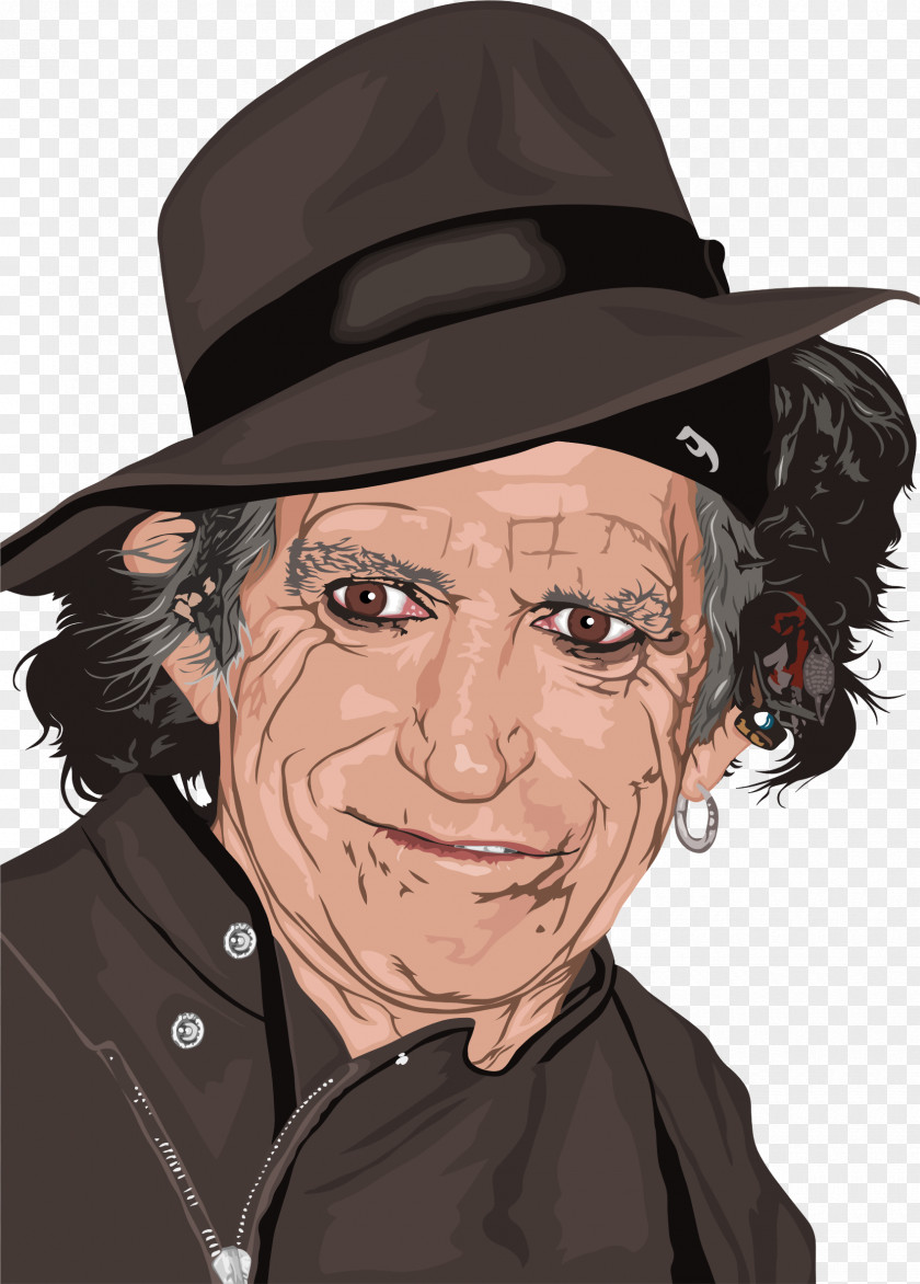 Keith Richards Celebrity Clip Art PNG