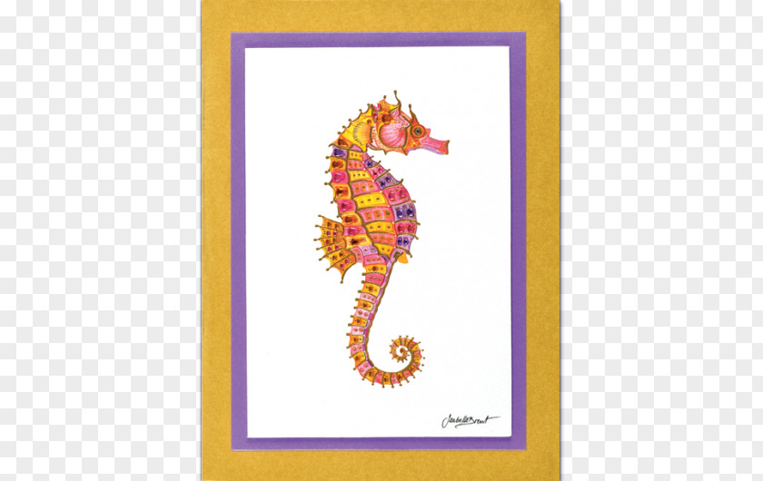 Seahorse Art Rectangle PNG