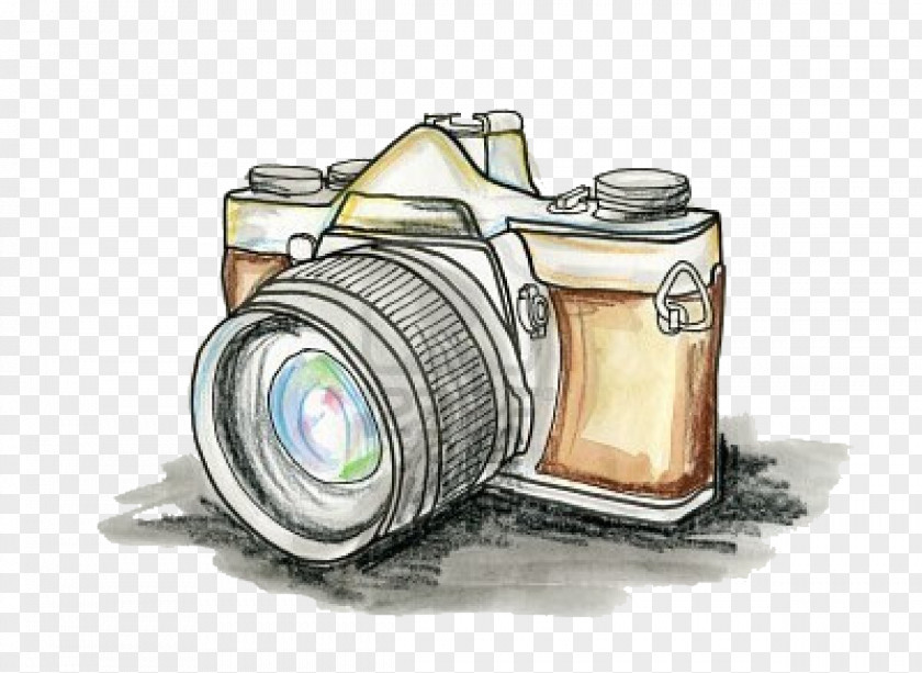 Camera Drawing Painting Photography PNG