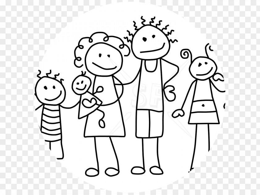 Father's Day Stick Figure Drawing Family Clip Art PNG