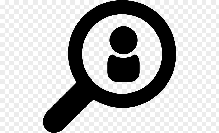 Magnifying Glass User Interface Profile PNG