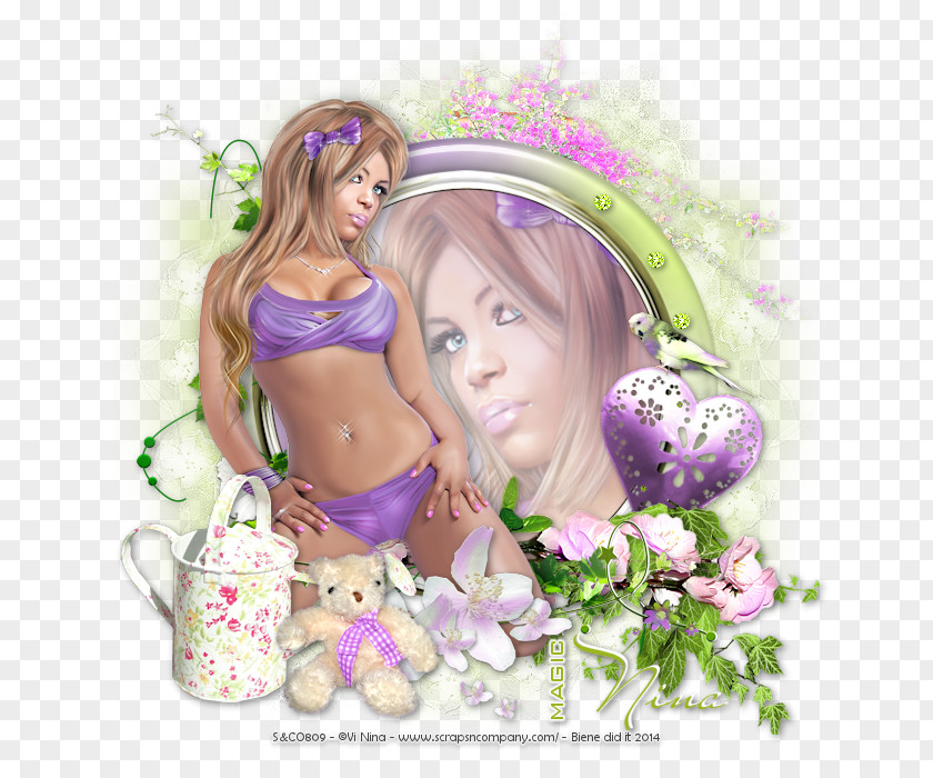 Placed Fairy Petal Lilac PNG